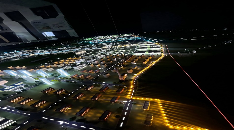 航開(kāi)區(qū)規(guī)劃沙盤(pán)